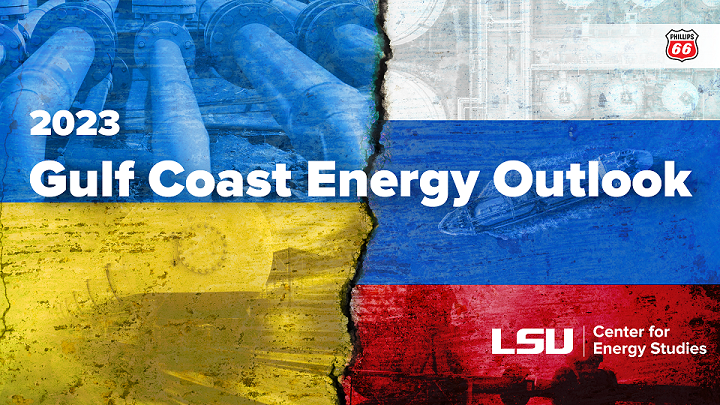 GCEO 2023 cover image GCEO 2023 cover showing flags of Ukraine and Russia, with pipelines, freightliners and tanks.